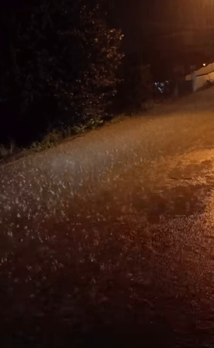 Samsun haber: Samsun Havza’da şiddetli yağış etkili oldu