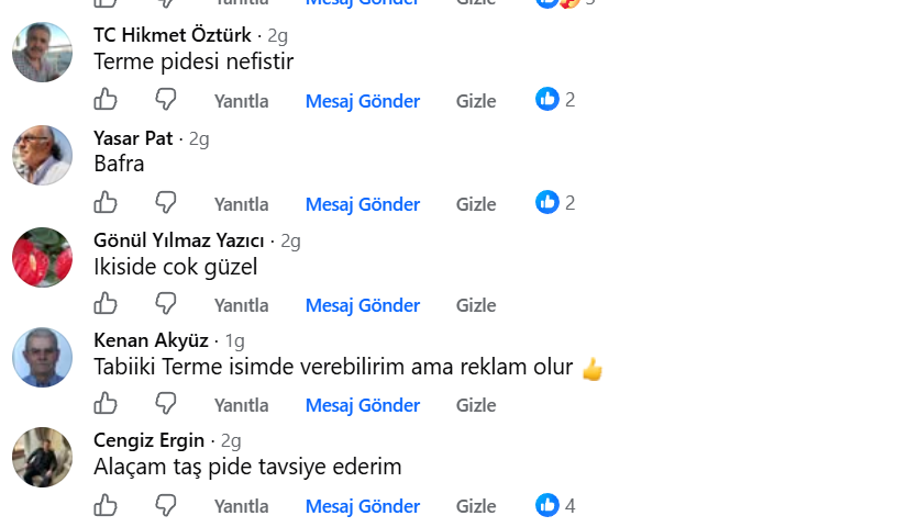 Samsun haber: Samsun'da pide tartışması sosyal medyayı ikiye böldü