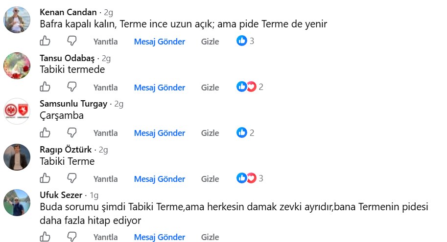 Samsun haber: Samsun'da pide tartışması sosyal medyayı ikiye böldü