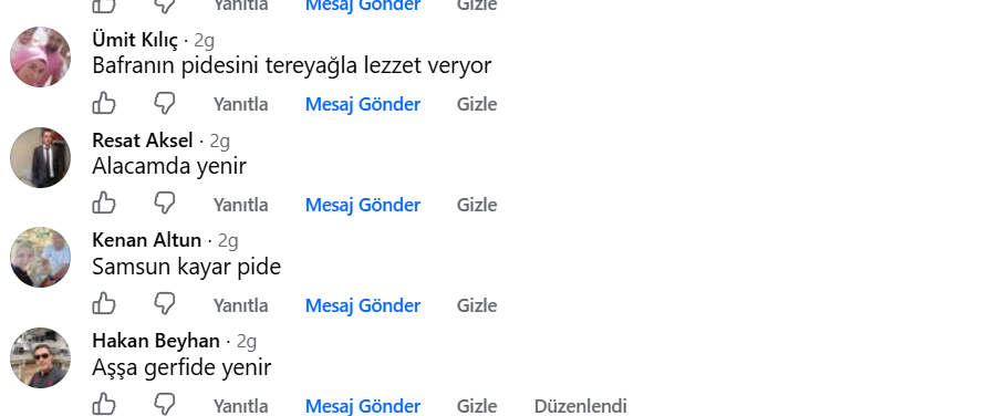 Samsun haber: Samsun'da pide tartışması sosyal medyayı ikiye böldü