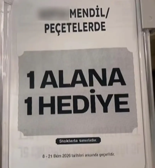 Marketlerde '1 alana 1 bedava' oyunu!