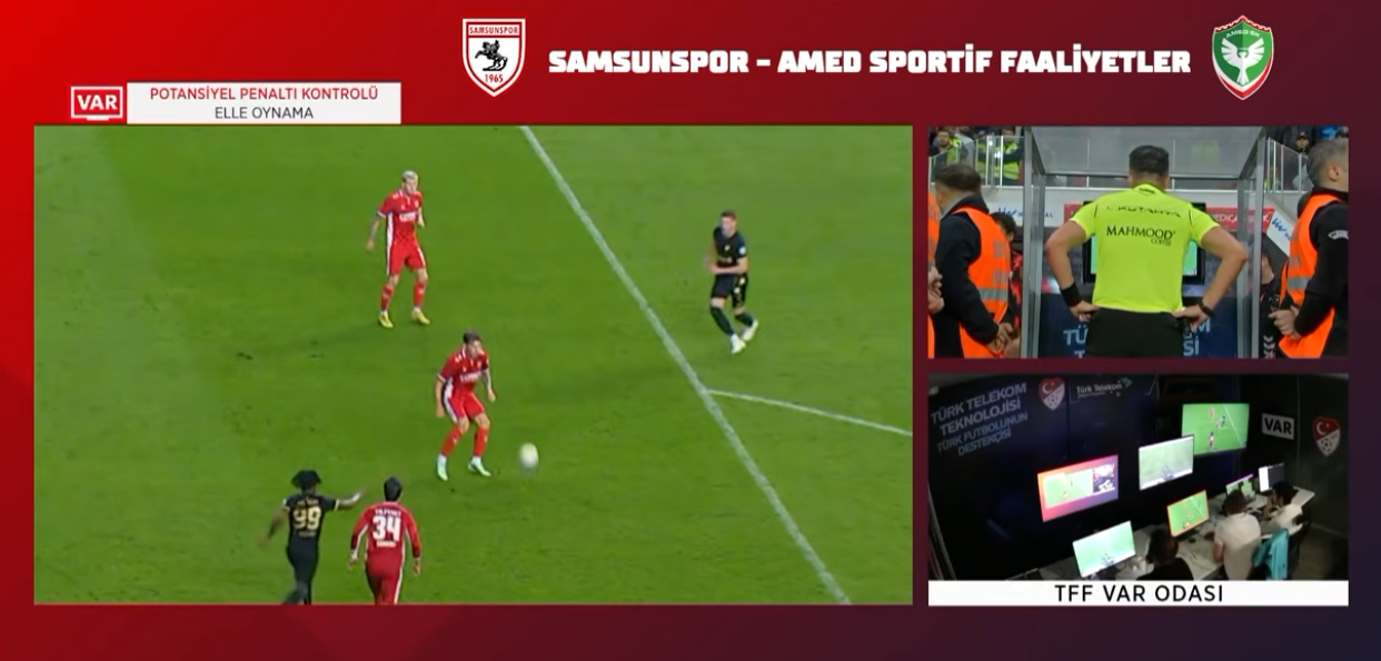 Samsunspor haber: Samsunspor-Amedspor maçının VAR konuşmaları ortaya çıktı