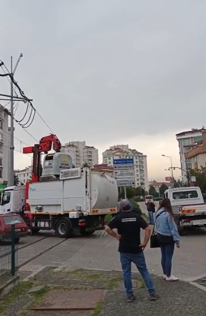 samsun haber: Atakum’da şoke eden görüntü! Vatandaş şaşkın gözlerle izledi