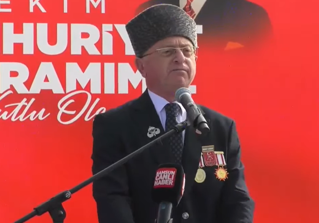 Samsun'da Cumhuriyet'in 103. yılına görkemli kutlama