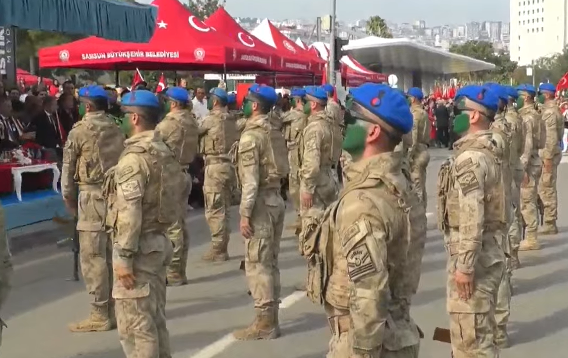 samsun haber Samsun'da Cumhuriyet'in 103. yılına görkemli kutlama