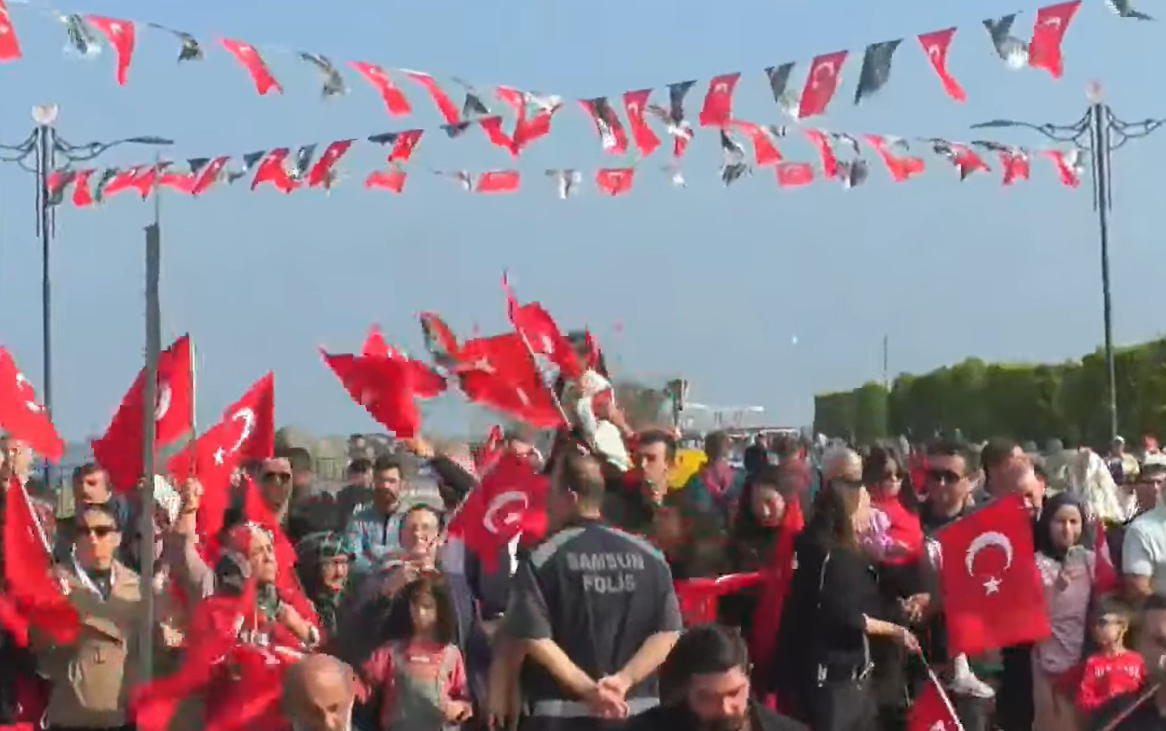 samsun haber Samsun'da Cumhuriyet'in 103. yılına görkemli kutlama
