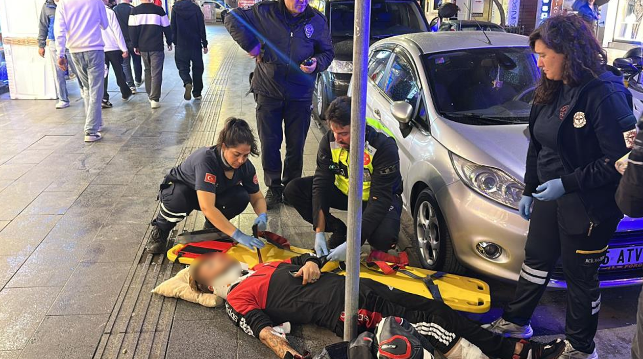 samsun haber Samsun'da tehlikeli geçiş kazayla bitti!