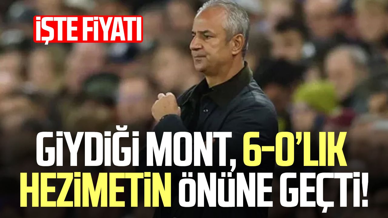 Fenerbahçe’nin ağır yenilgisi sonrası İsmail Kartal’ın montu gündem oldu