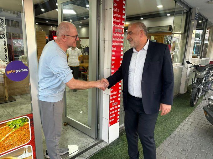 samsun haber Başkan İbrahim Sandıkçı Hasköy’de vatandaşlarla buluştu