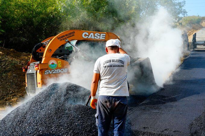 samsun haber İlkadım’da asfalt çalışmaları hız kesmiyor