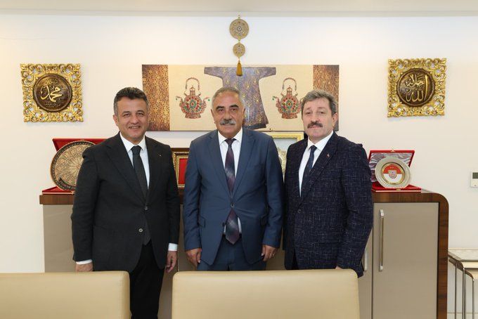 Vali Orhan Tavlı ve Başkan Halit Doğan, Hacı Eyüb Güler’i ziyaret etti