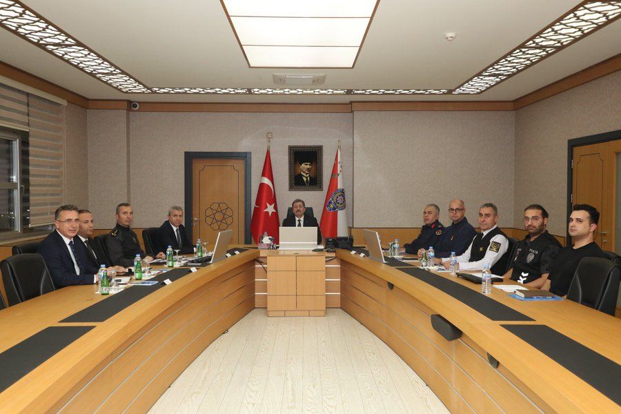 Samsunspor-Amedspor maçı öncesi güvenlik toplantısı yapıldı