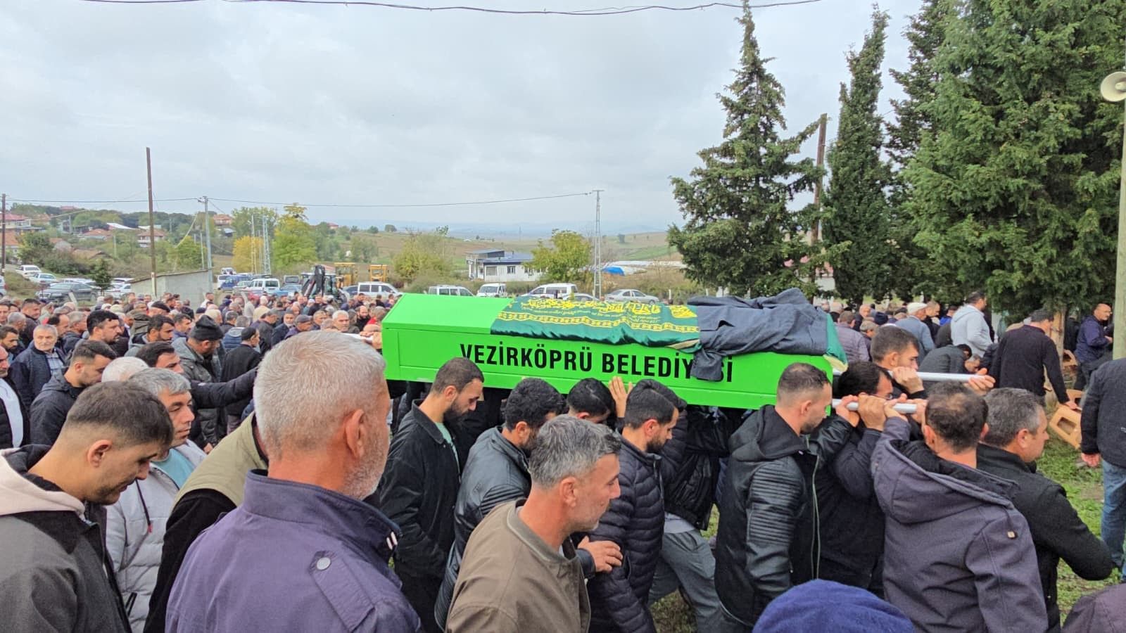 Samsun haber: İş kazasında ölen genç Emirkan Seven Samsun’da toprağa verildi