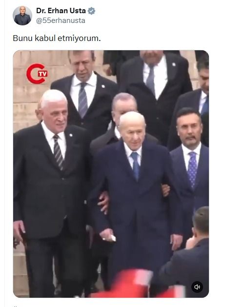 Samsun haber: İYİ Partili Erhan Usta’dan Bahçeli-Dervişoğlu görüntülerine tepki