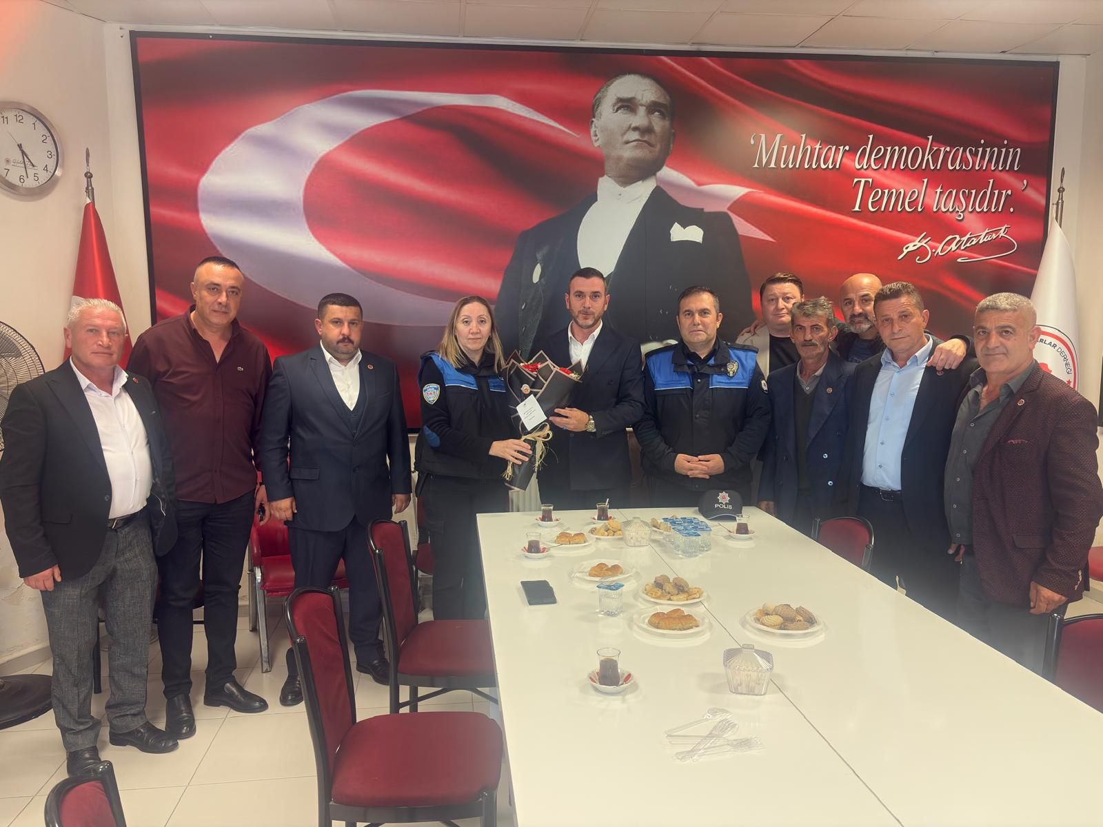 Samsun haber: Samsun Emniyeti’nden muhtarlara anlamlı ziyaret