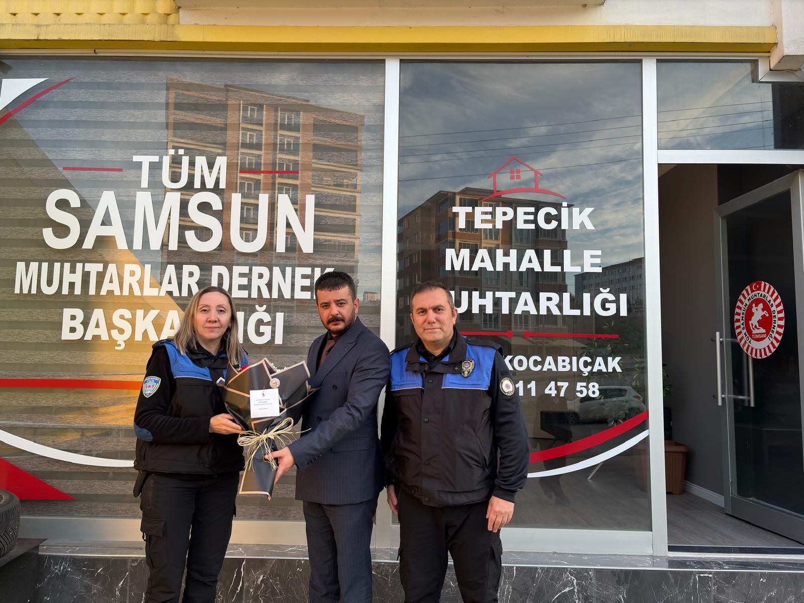 Samsun haber: Samsun Emniyeti’nden muhtarlara anlamlı ziyaret
