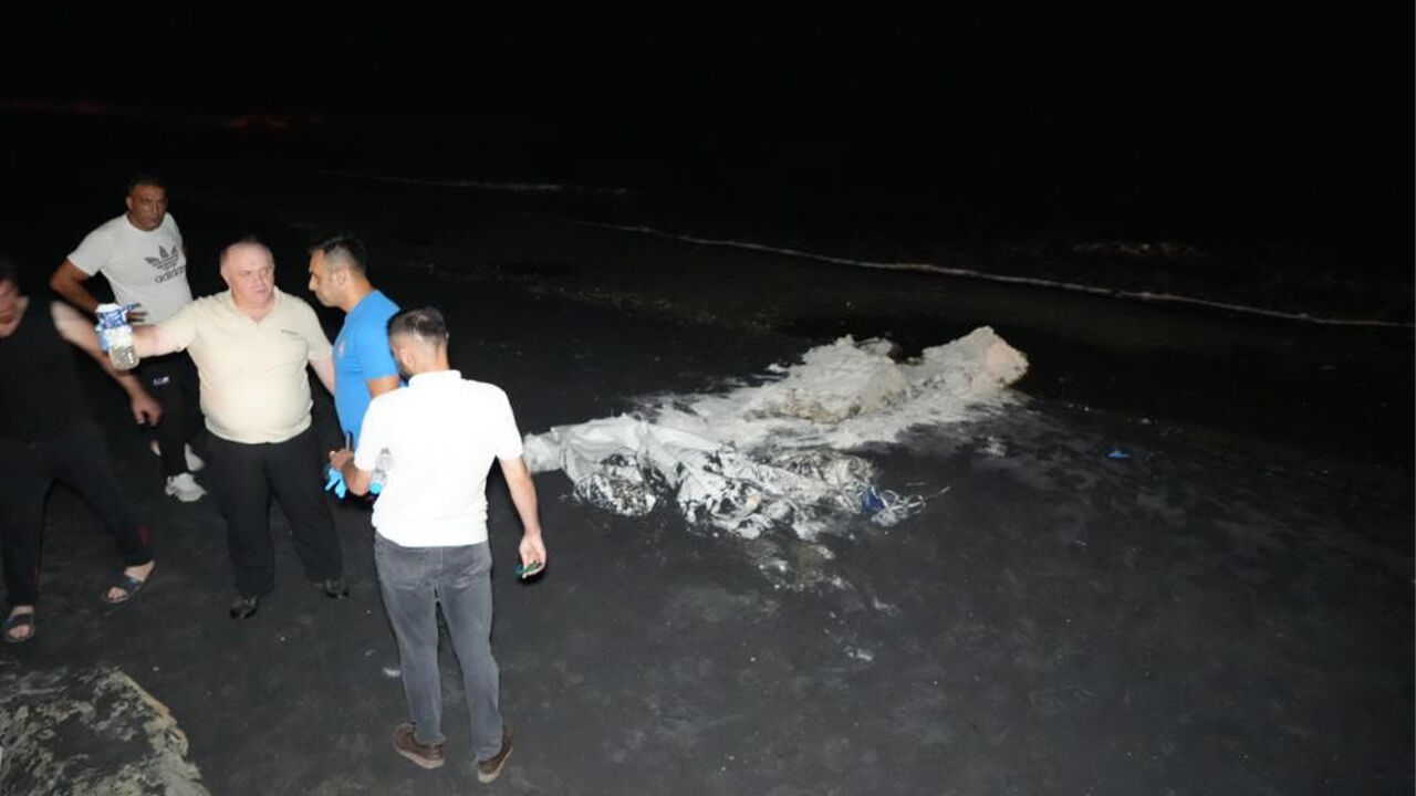 Samsun sahillerine vuran gizemli maddenin sırrı çözüldü