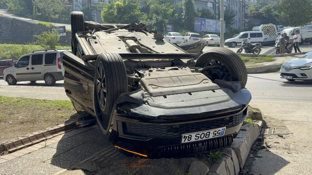 Samsun Haber: Samsun’da 2,6 milyonluk otomobilin sevinci 1 saat sürdü