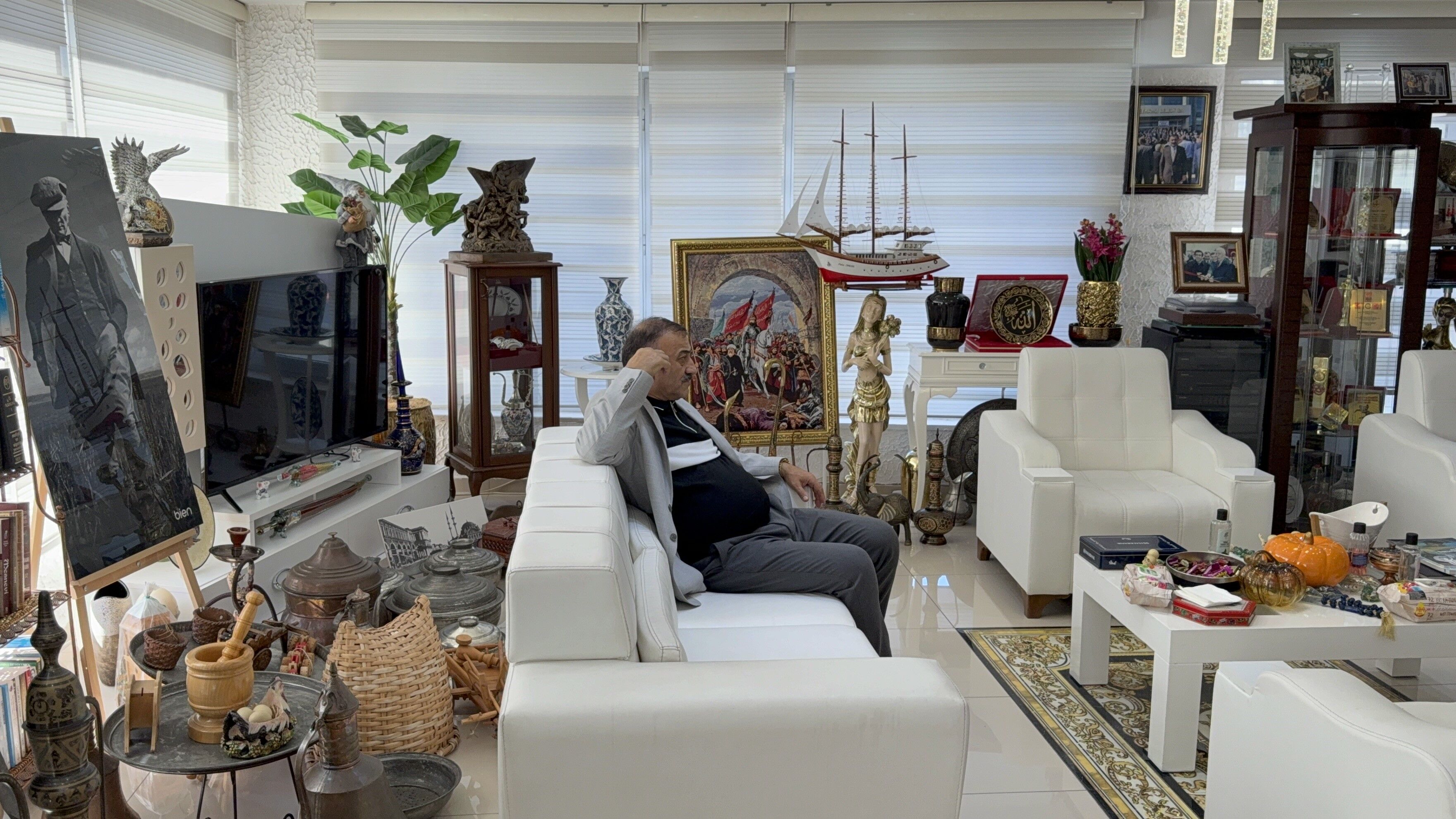 Samsun Haber: Samsun’da başkanın makam odası adeta tarih müzesi!