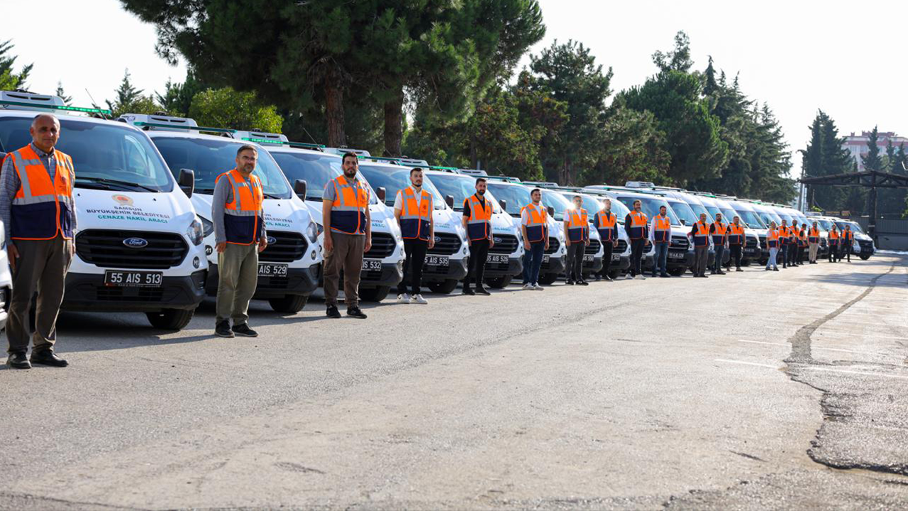 Samsun'da cenaze hizmetlerinde 7/24 destek
