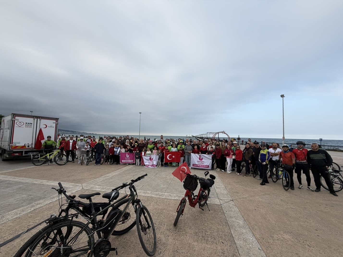 Samsun haber: Samsun’da Cumhuriyet Bayramı coşkusu pedallara yansıdı