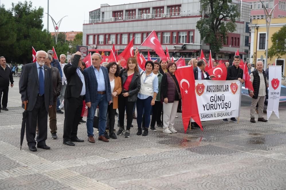 Samsun Haber: Samsun’da emekli astsubaylar meydana indi: Dikkat çeken talep