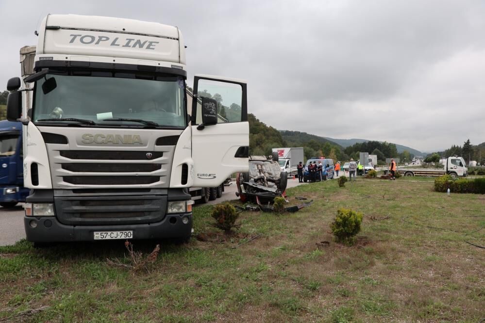 Samsun Haber: Samsun'da feci kaza! Tır otomobile çarptı