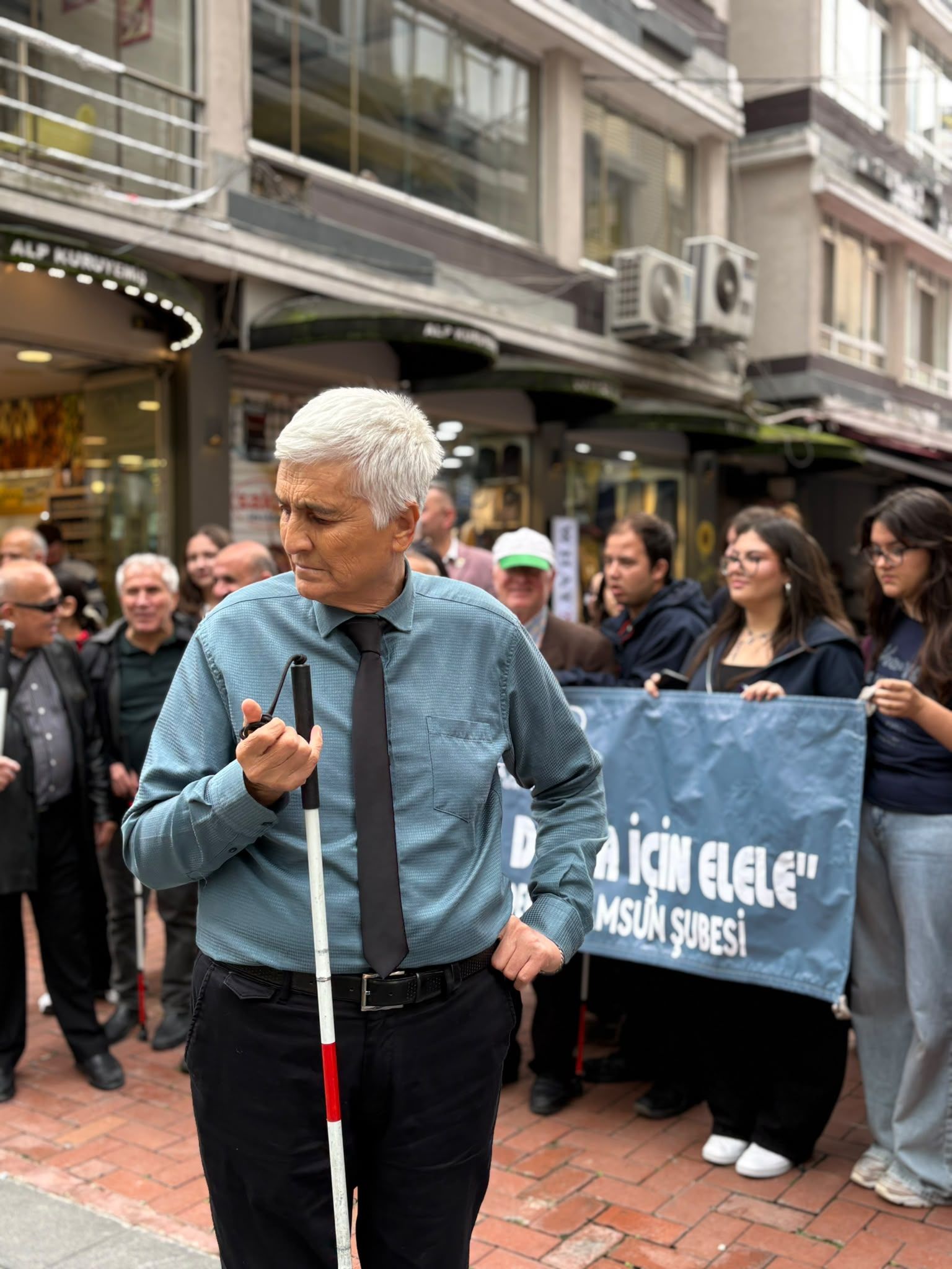 Samsun haber: Samsun’da görme engellilerden çağrı: “Yaşamak bizim de hakkımız”