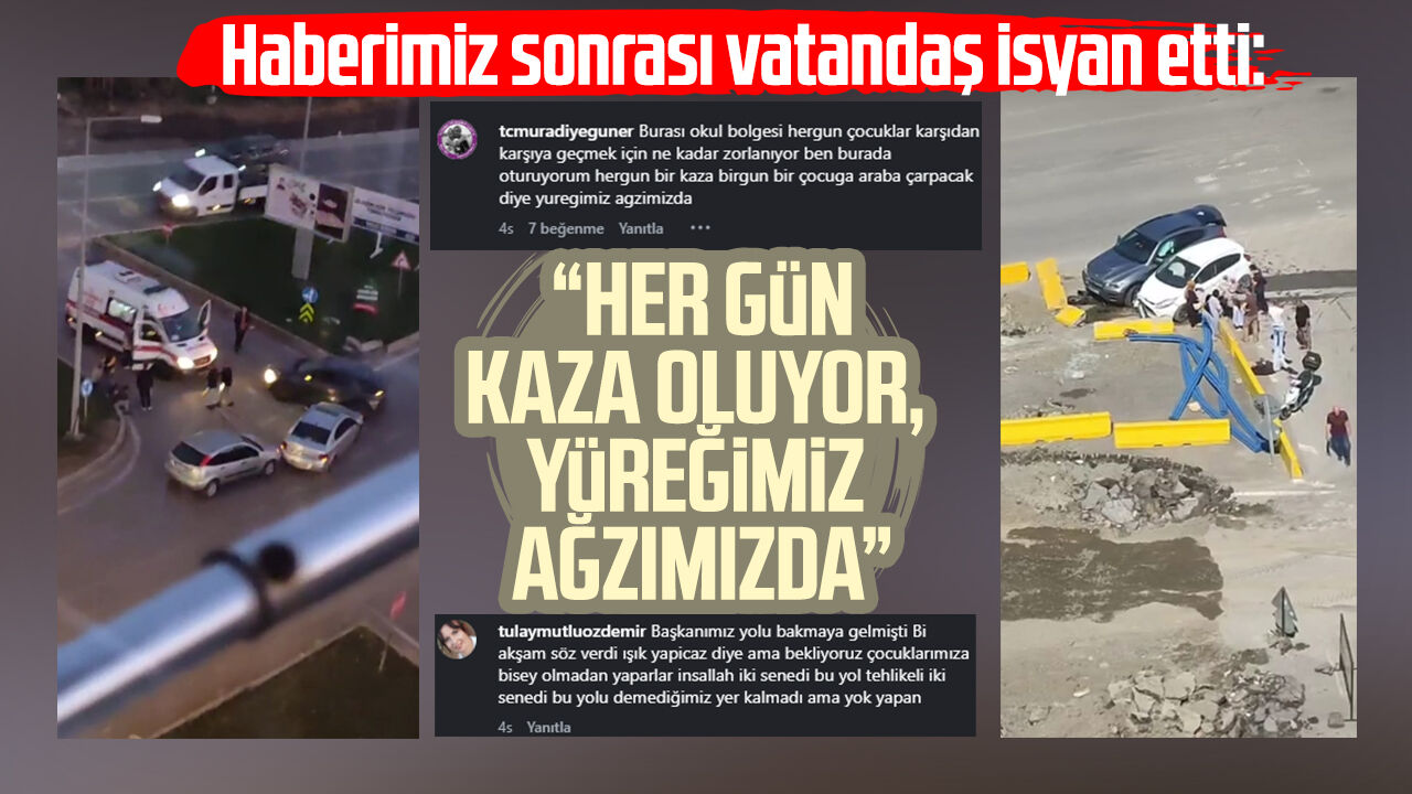 Samsun'da kavşak tepkisi! "Her gün kaza oluyor, yüreğimiz ağzımızda"