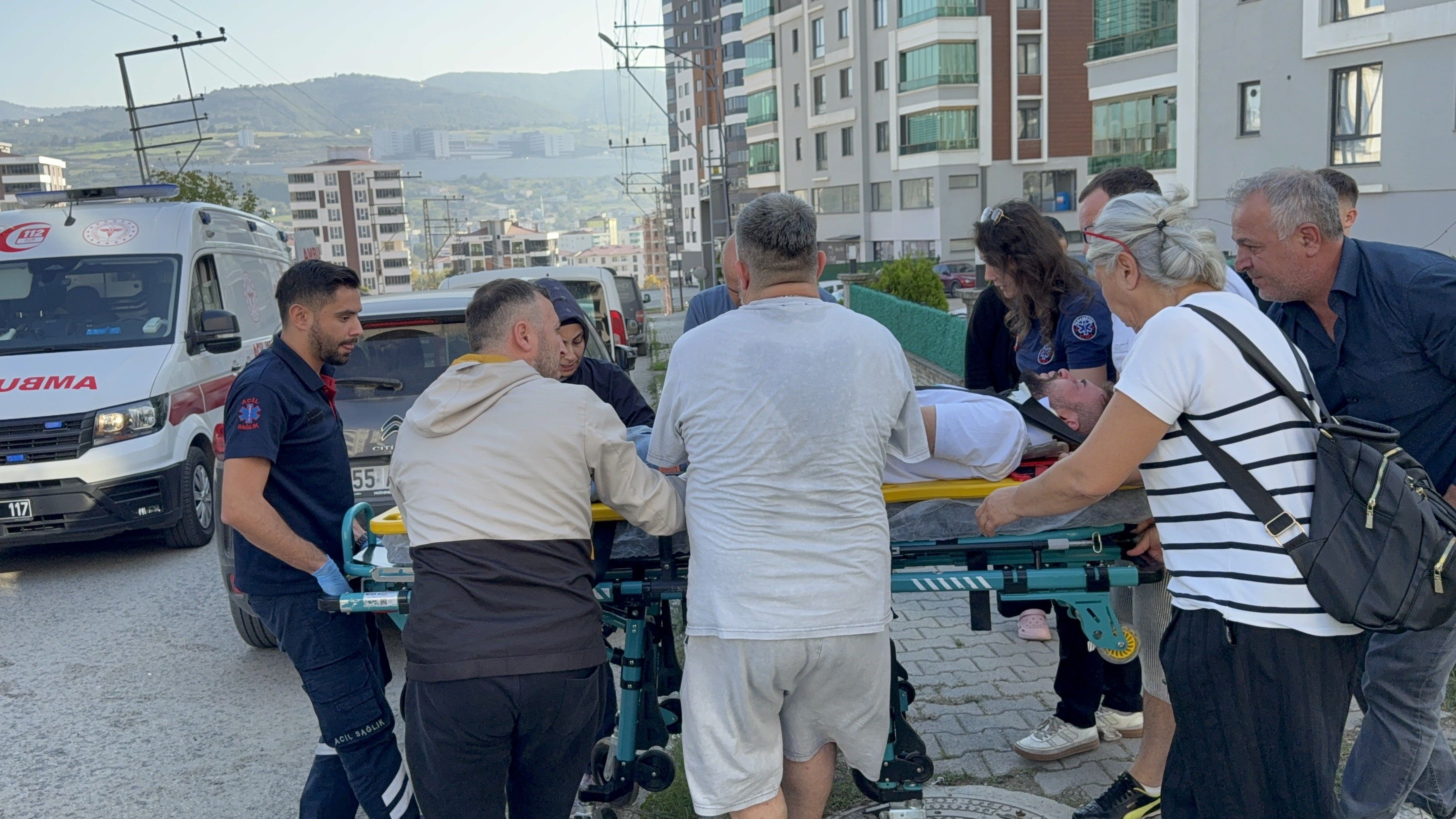 Samsun haber: Samsun’da kaza anı kamerada! Aralarında çocuk da var 