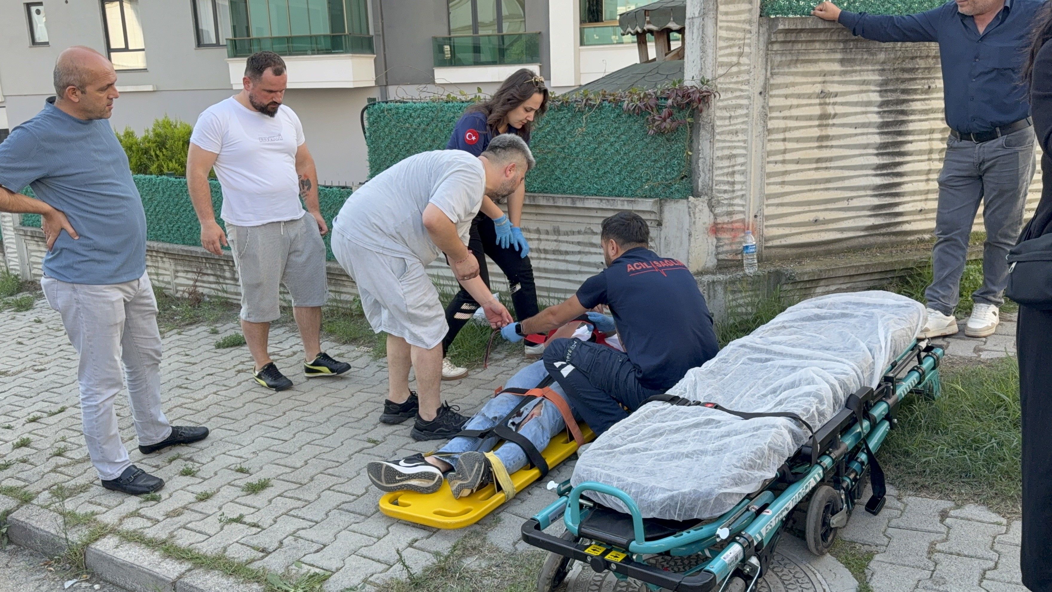 Samsun haber: Samsun’da kaza anı kamerada! Aralarında çocuk da var 