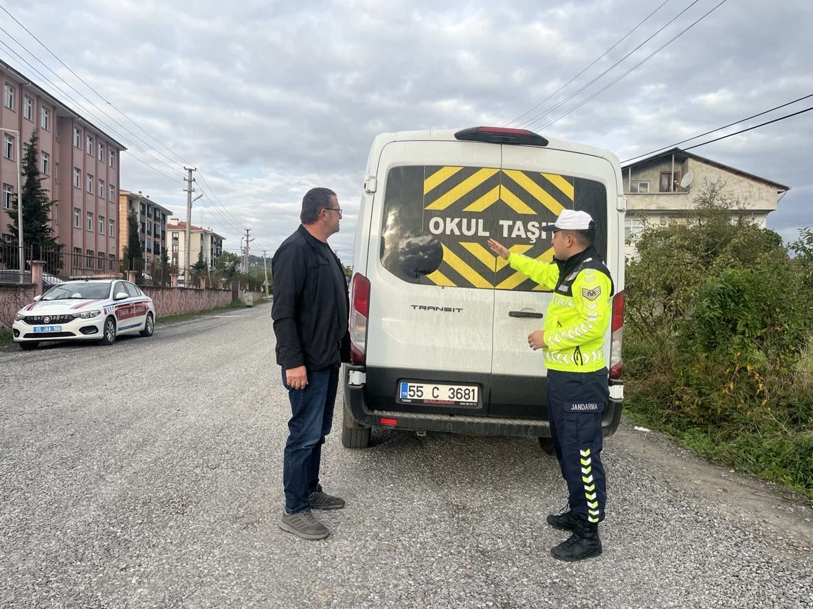 Samsun Haber: Samsun’da okul servislerine sıkı denetim! 272 araca işlem