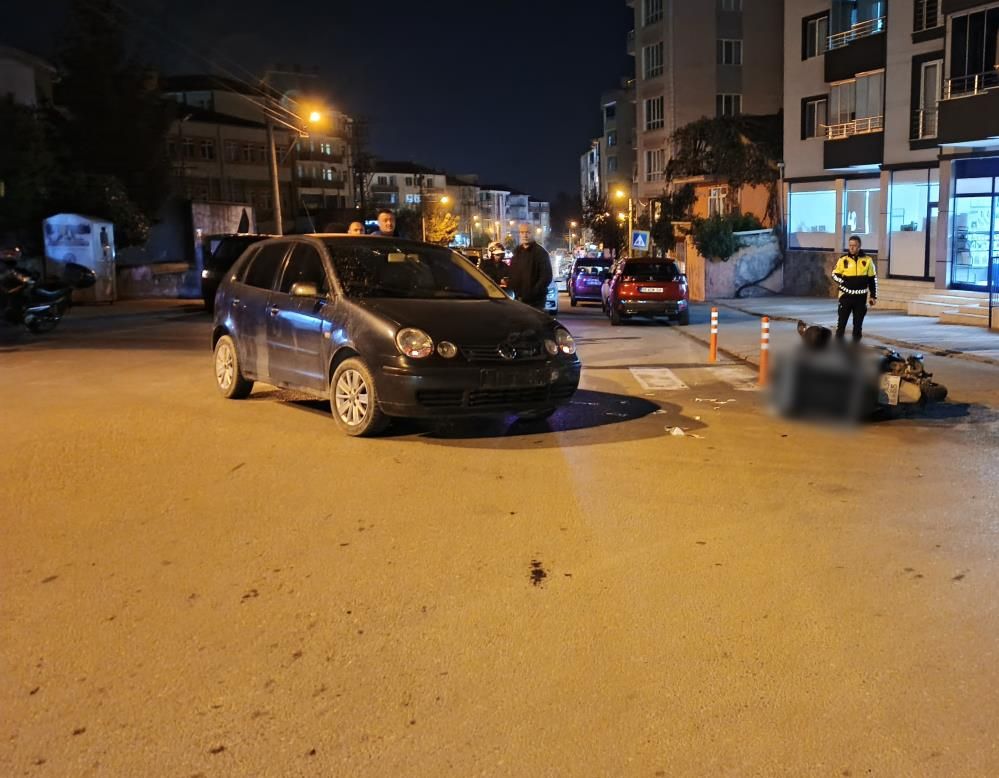 Samsun Haber: Samsun’da sipariş yolunda kaza! Kurye yaralandı