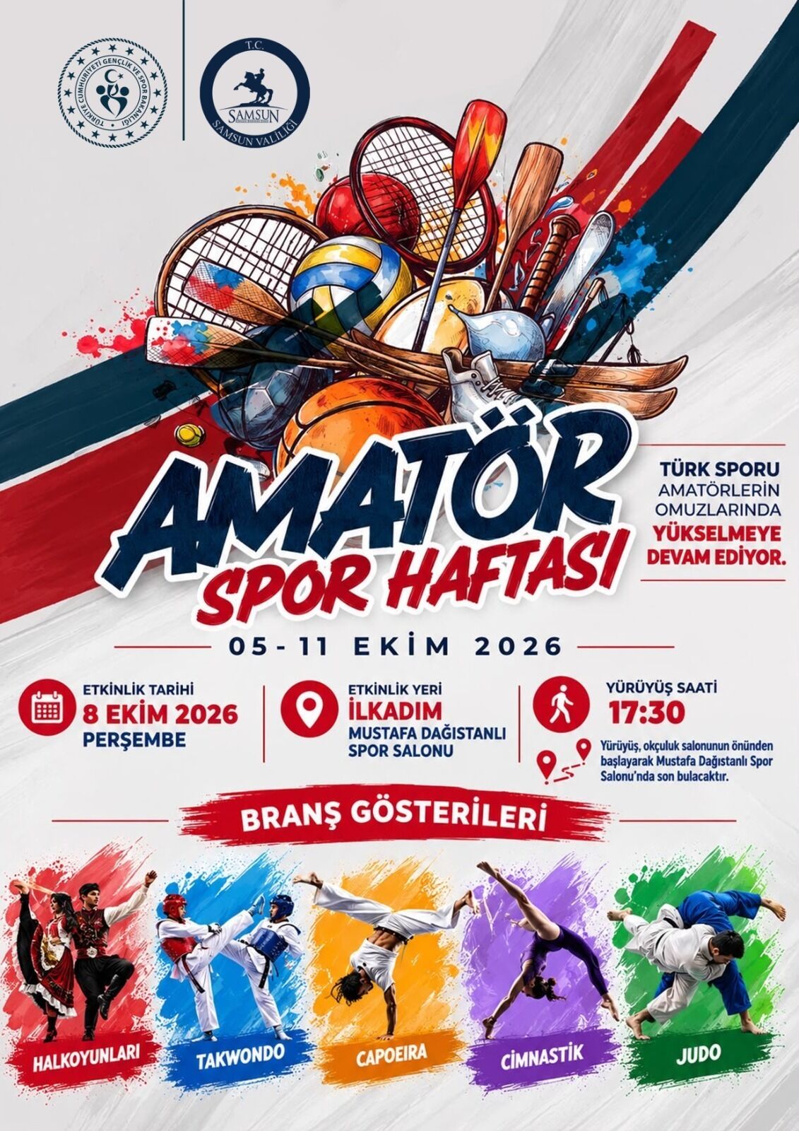 Samsun Haber: Samsun’da spor şöleni başlıyor! 8 Ekim’e dikkat