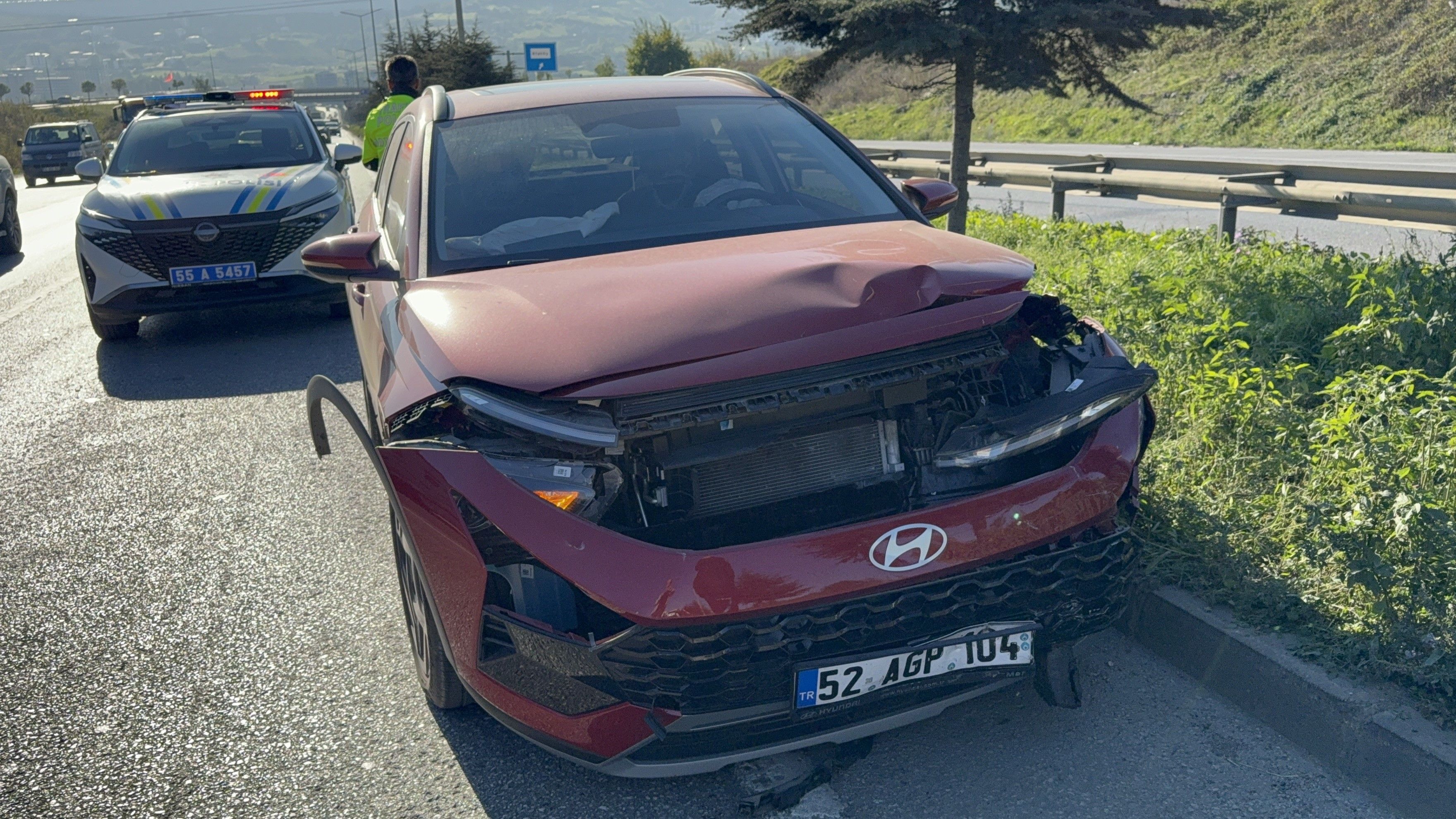 Samsun haber: Samsun’da trafikte korkutan anlar! İki otomobil çarpıştı