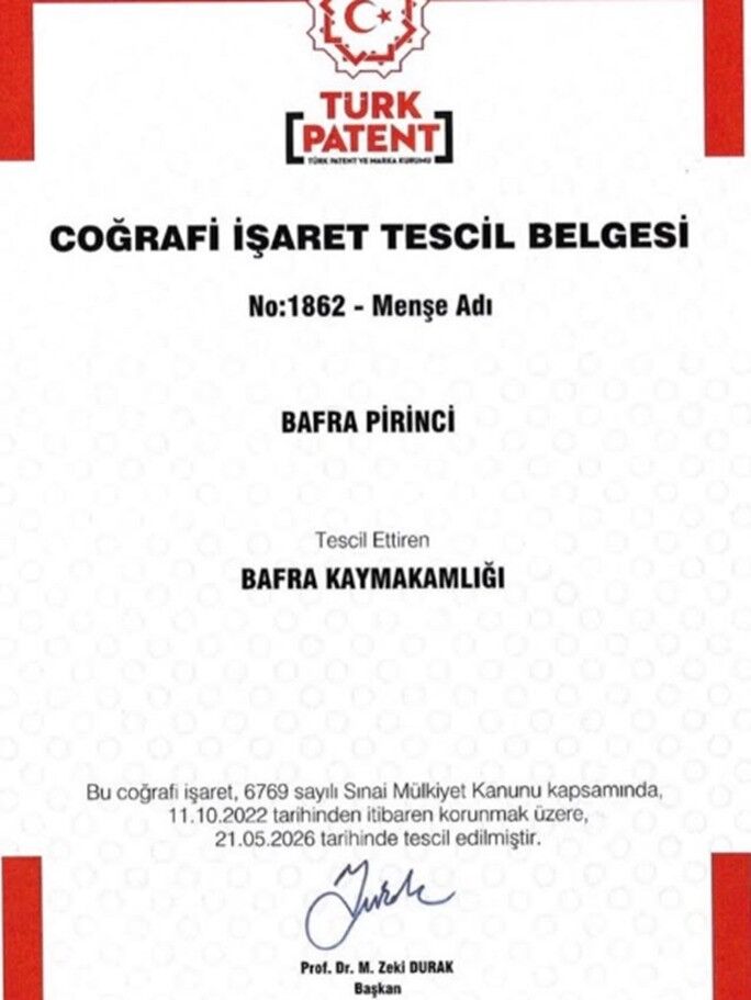 Samsun haber: Samsun’da yıllardır üretiliyordu! Coğrafi işaret aldı