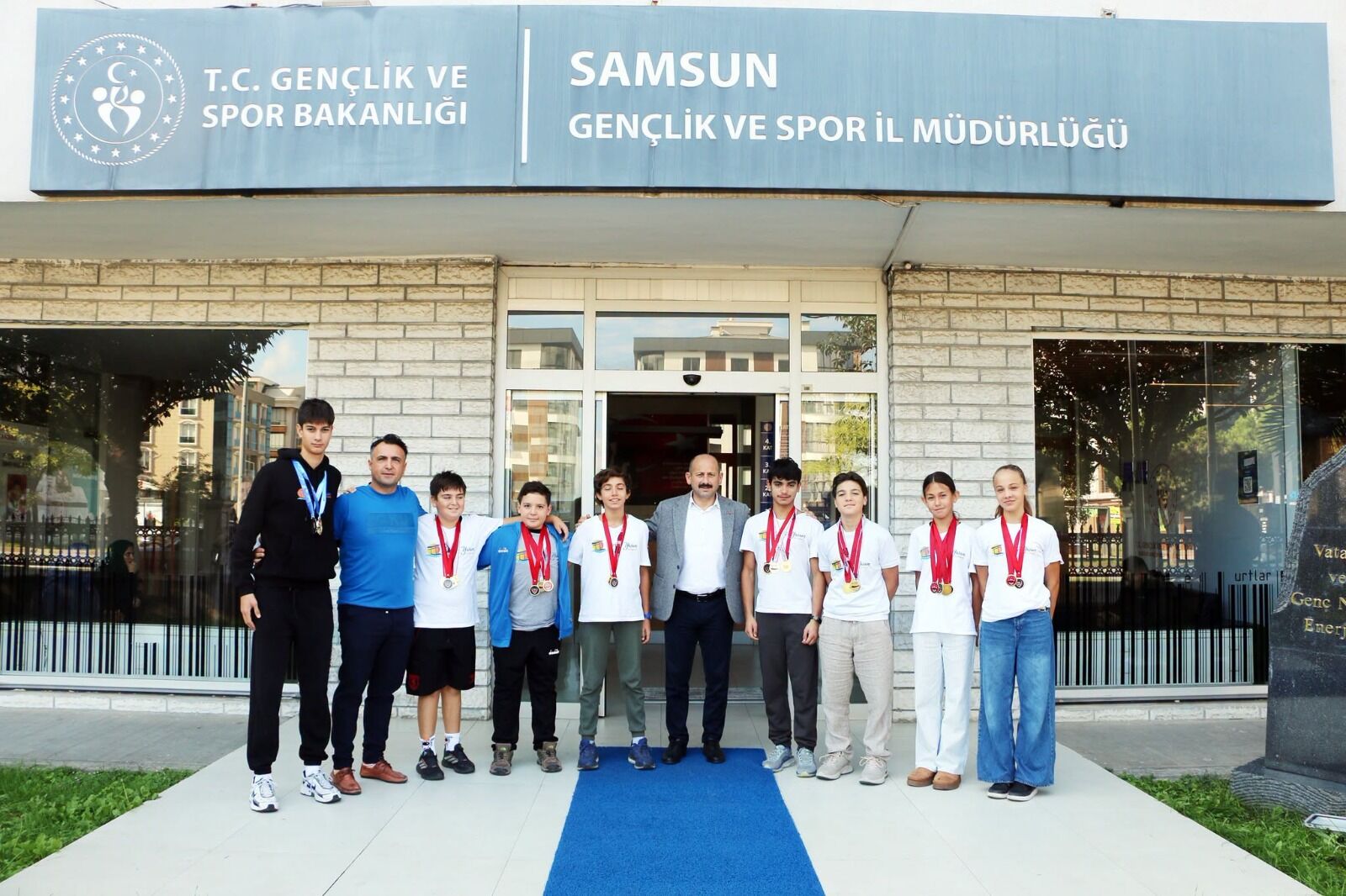 Samsunlu sporculardan Türkiye Finali öncesi anlamlı buluşma