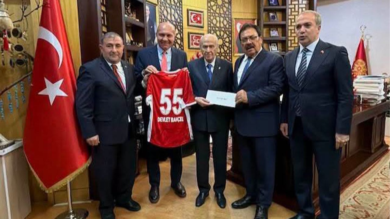 Samsunspor Başkanı Yüksel Yıldırım’dan Devlet Bahçeli’ye ziyaret