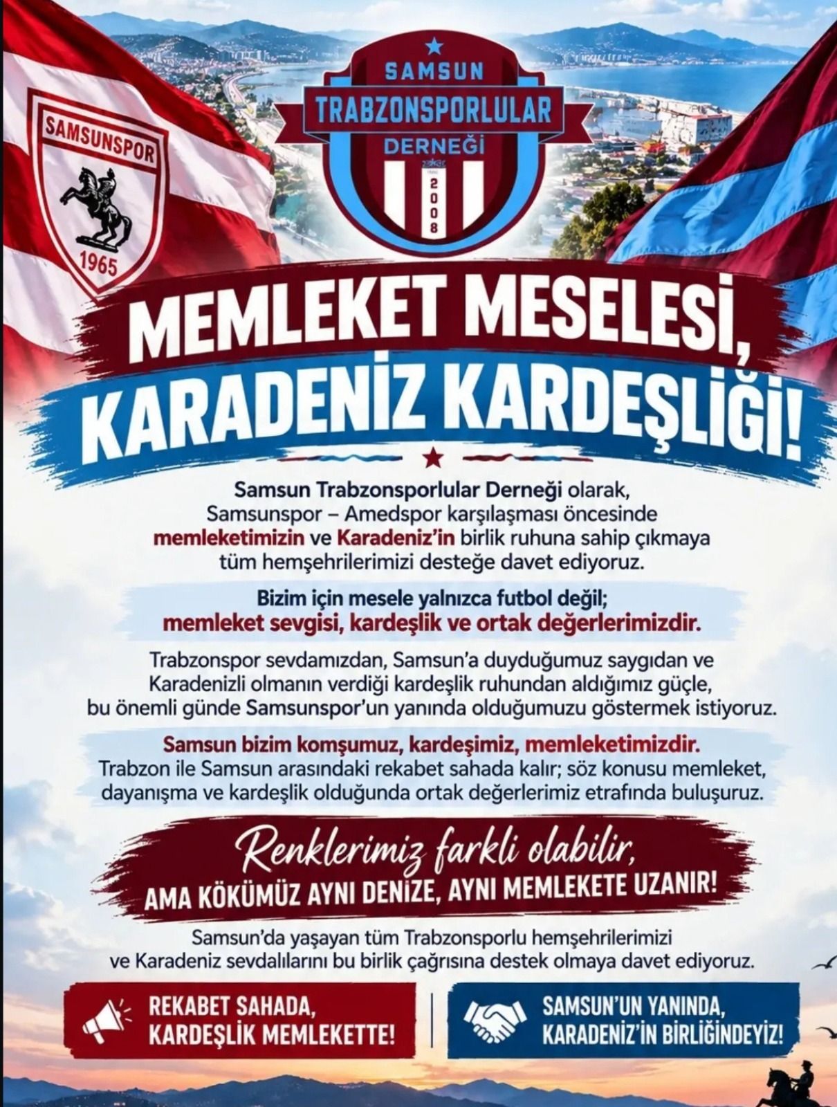 Samsunspor Haber: Samsunspor’a Trabzonsporlulardan sürpriz destek!