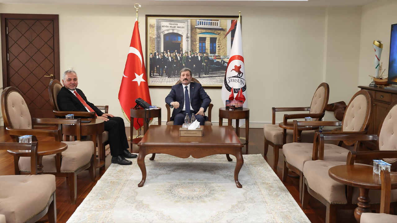 Samsun haber: Samsun’un yeni İl Müftüsü Hasan Güneş’ten Vali Tavlı’ya ziyaret