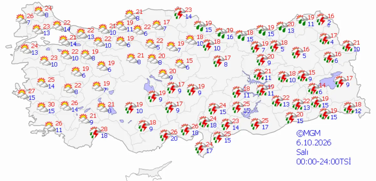 Sıcak hava geri dönüyor! Öncesinde 19 il için sarı alarm