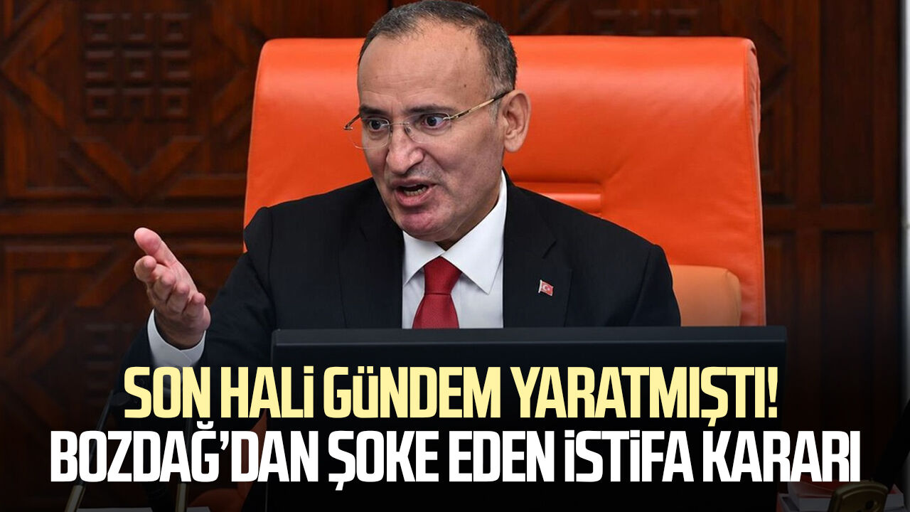 Bekir Bozdağ, TBMM Başkanvekilliği görevinden istifa etti