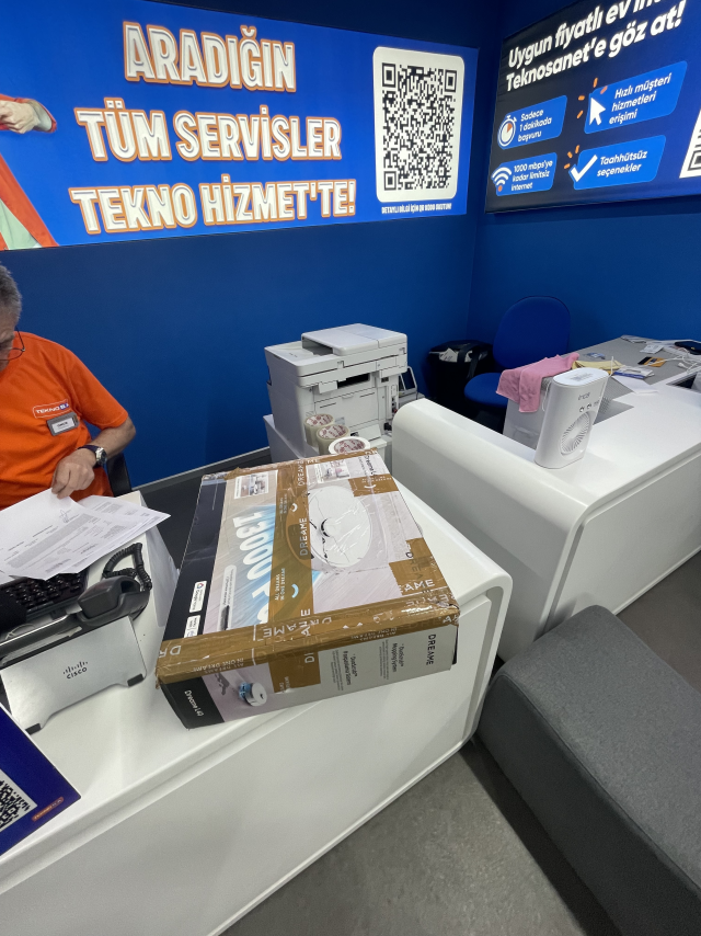 Teknosa'dan süpürge alan vatandaşa şok üstüne şok