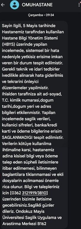 samsun haber: Samsun OMÜ'de veri skandalı! Gelen mesaj tedirginlik yarattı 