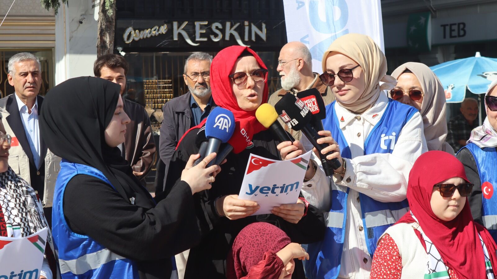 samsun haber Samsun’da Gazze için kalemler konuştu! Çocuklardan anlamlı mesaj
