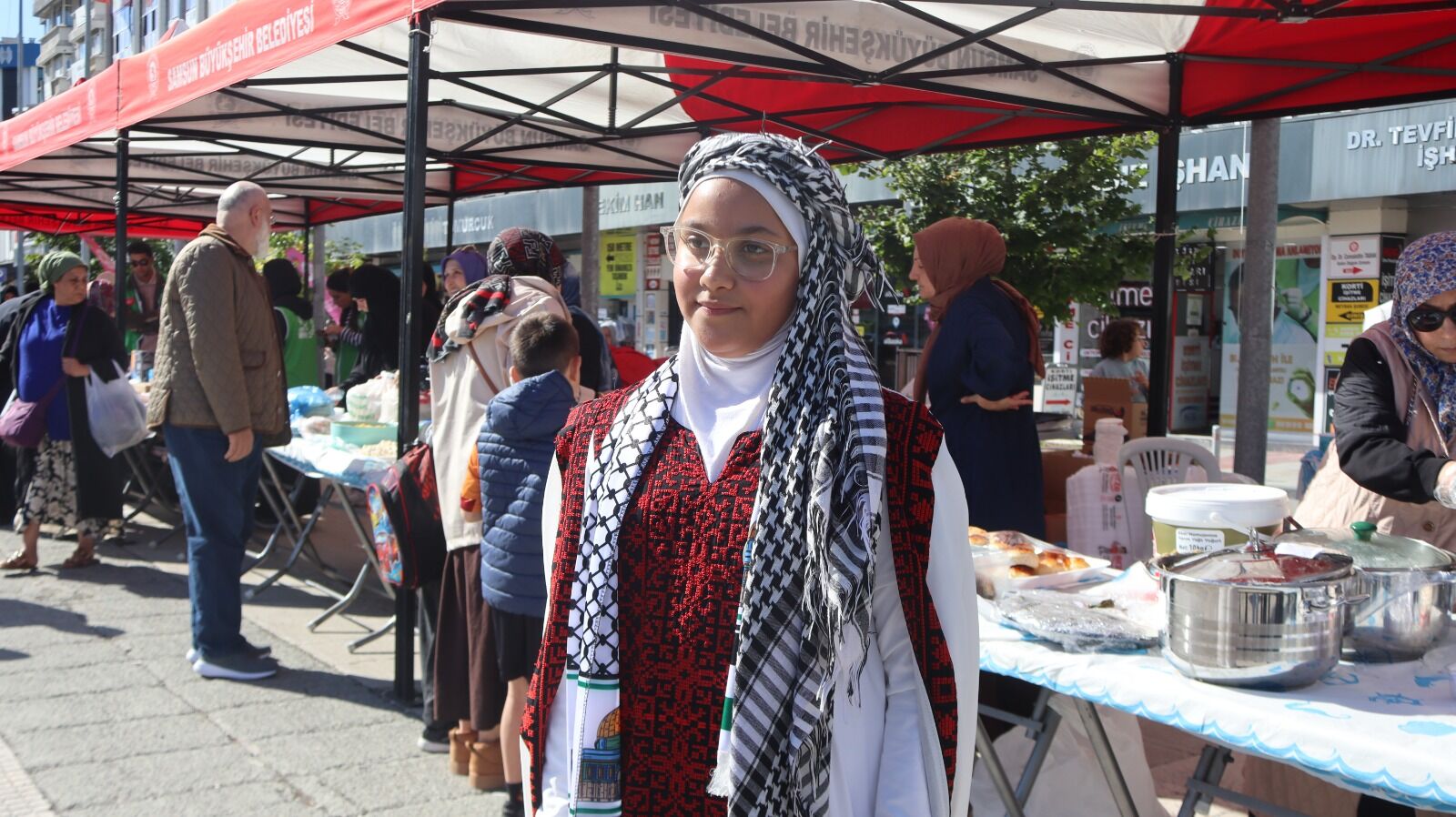 samsun haber Samsun’da Gazze için kalemler konuştu! Çocuklardan anlamlı mesaj