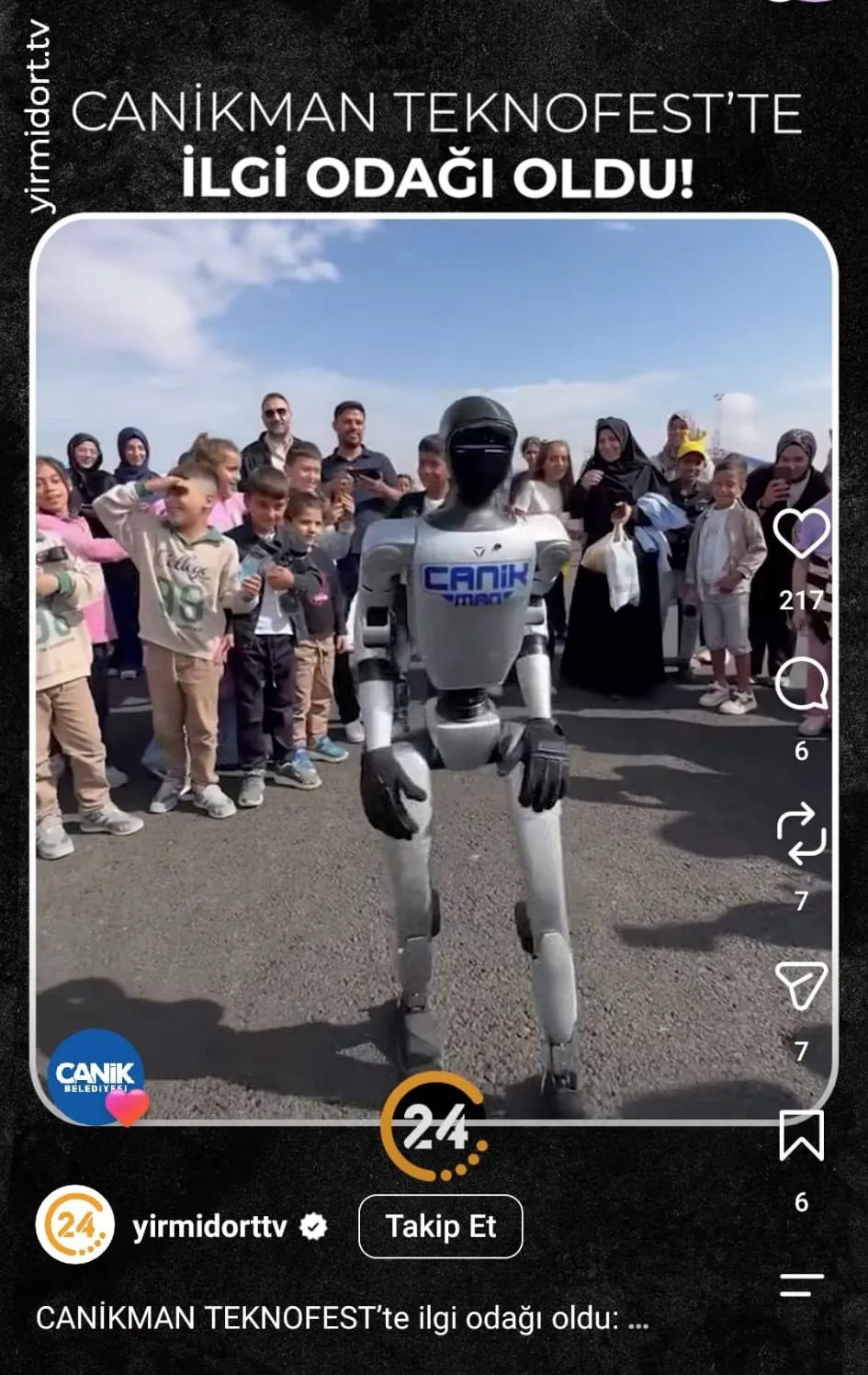 Samsun Haber: Samsun'un insansı robotu CANİKMAN Türkiye’nin gündeminde