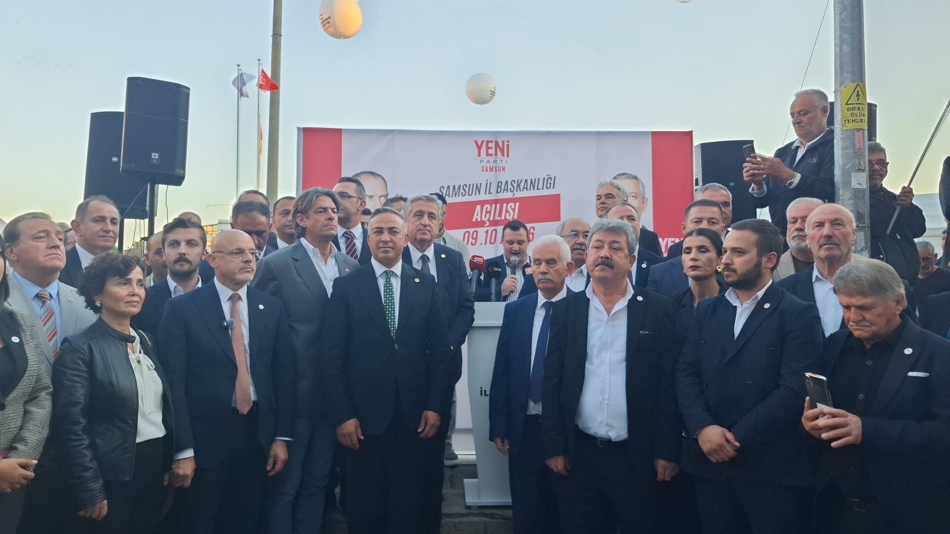 samsun haber YENİ Parti Samsun İl Başkanlığı binasına görkemli açılış