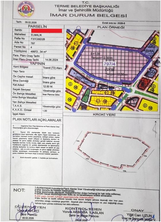samsun haber: Terme Belediyesi hakkında suç duyurusu! Dikkat çeken iddialar