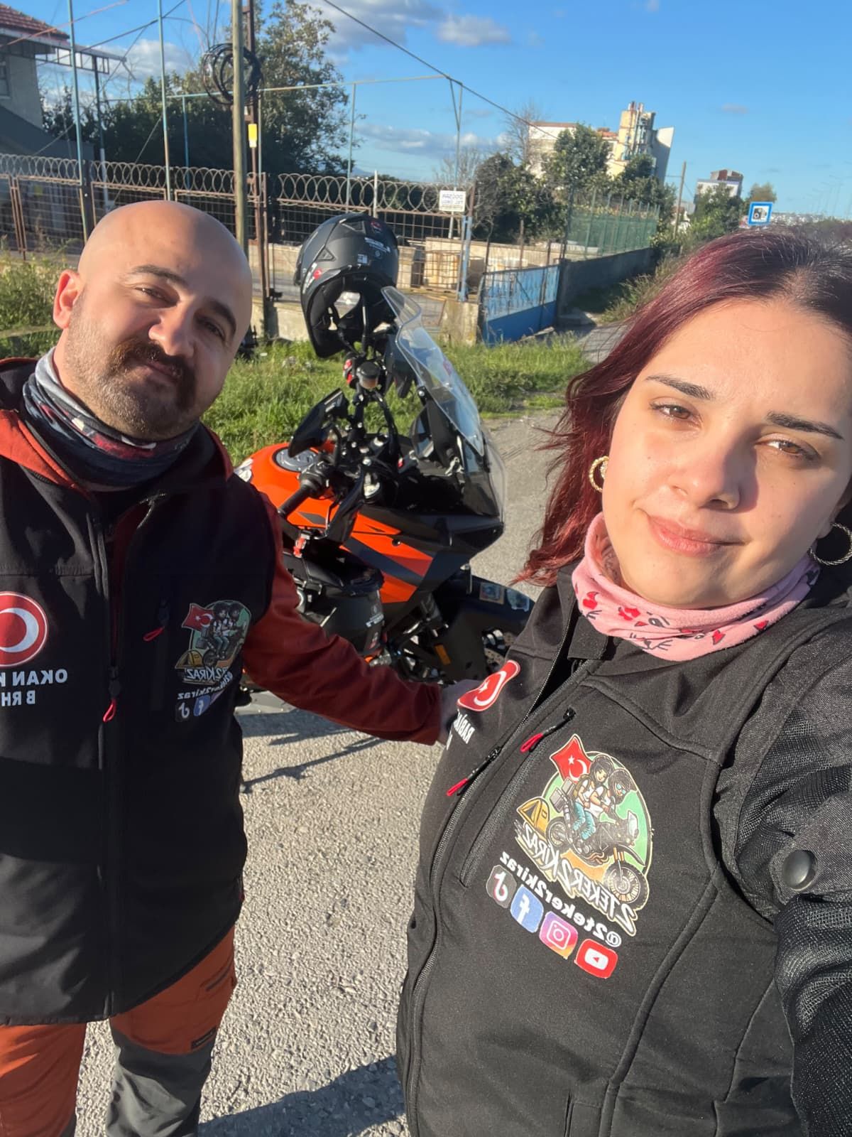 Samsun haber. 2teker2kiraz: Motosikletle Türkiye'yi keşfeden genç çift